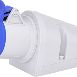 Настінний силовий роз'єм ETI 004482034 EZ-1632 IP44 (16A 230V 2P+PE)