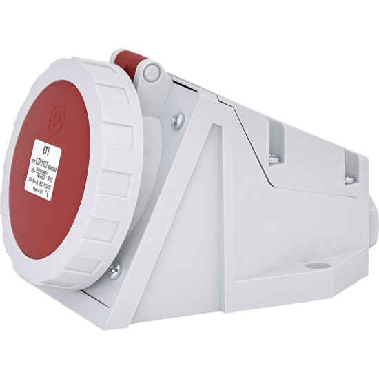 Настінний силовий роз'єм ETI 004482042 EZH-1653 IP67 (16A 400V 3P+N+PE)