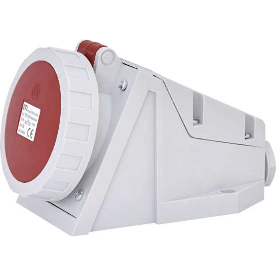 Настінний силовий роз'єм ETI 004482044 EZH-3243 IP67 (32A 400V 3P+PE)