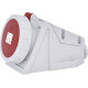 Настінний силовий роз'єм ETI 004482046 EZH-6343 IP67 (63A 400V 3P+PE)
