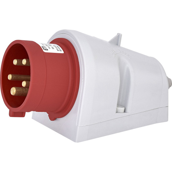 Настінна силова вилка з реверсом фаз ETI 004482065 EPO-3253 IP44 (32A 400V 3P+N+PE)