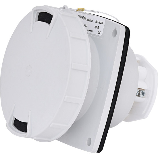 Вбудований силовий роз'єм ETI 004482088 EEH-6343 IP67 (63A 400V 3P+PE)