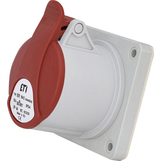Вбудований силовий роз'єм ETI 004482094 EER-3243 IP54 (32A 400V 3P+PE)
