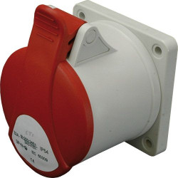 Вбудований силовий роз'єм ETI 004482095 EER-3253 IP54 (32A 400V 3P+N+PE)