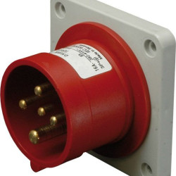 Вбудована силова вилка з реверсом фаз ETI 004482114 ERRO-1653 IP44 (16A 400V 3P+N+PE)