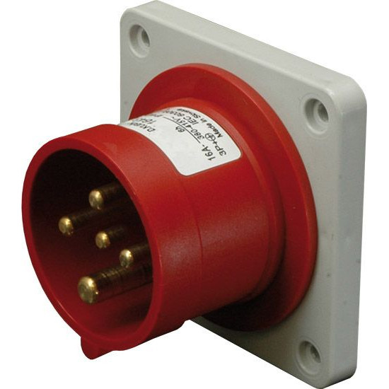 Вбудована силова вилка з реверсом фаз ETI 004482114 ERRO-1653 IP44 (16A 400V 3P+N+PE)