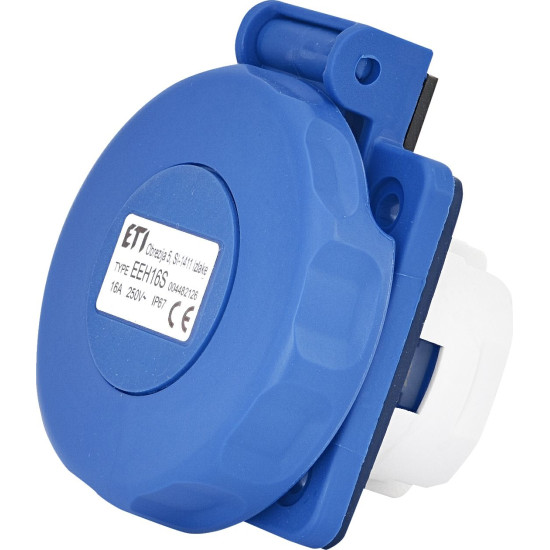 Вбудований силовий роз'єм ETI 004482126 EEH-16S IP67 (16A 250V Schuko)