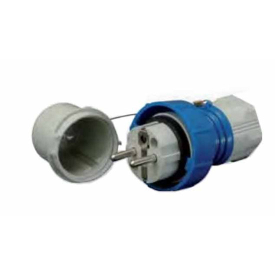 Універсальна силова вилка ETI 004482127 EEVG-16 IP67 (Schuko)
