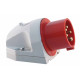 Кутова силова вилка ETI 004482133 ER-3253 IP44 (32A 400V 3P+N+PE)