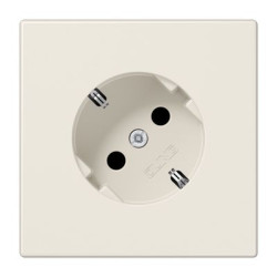 Розетка з накладкою Jung LS LS520-45 слонова кістка