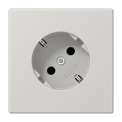 Розетка з накладкою Jung LS LS520-45LG світло-сірий