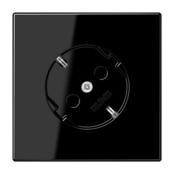 Розетка з накладкою Jung LS LS520-45SW чорний