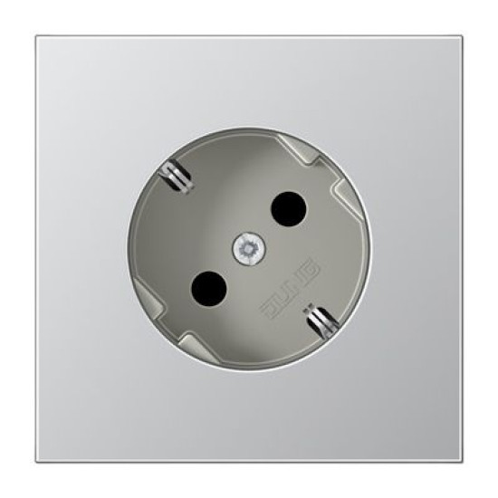 Розетка з накладкою Jung LS AL2520-45 алюміній