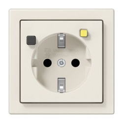 Розетка з накладкою Jung LS LS5520.30 слонова кістка