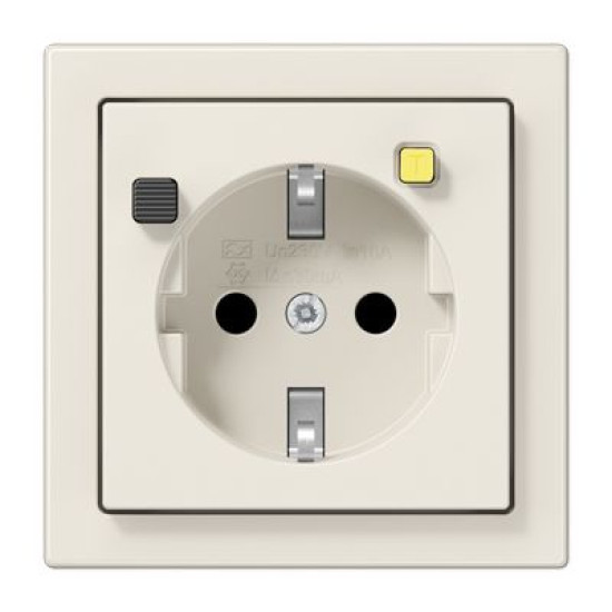 Розетка з накладкою Jung LS LS5520.30 слонова кістка