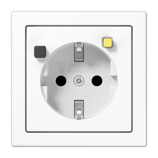 Розетка з накладкою Jung LS LS5520.30WW білий