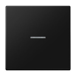 Клавіша вимикача Jung LS LS990KO5SWM з підсвічуванням чорний матовий