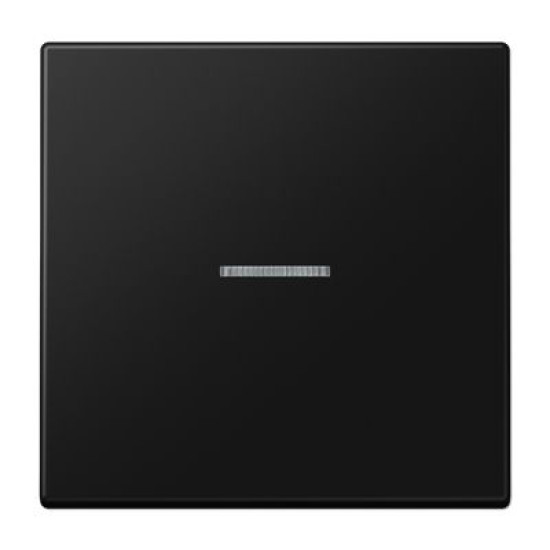 Клавіша вимикача Jung LS LS990KO5SWM з підсвічуванням чорний матовий