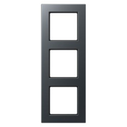 Рамка 3-постова Jung A 550 A5583BFANM антрацит