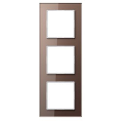 Рамка 3-постова Jung A creation AC583GLMO мокко