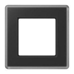 Рамка 1-постова Jung A Viva AV581GLMSW чорний