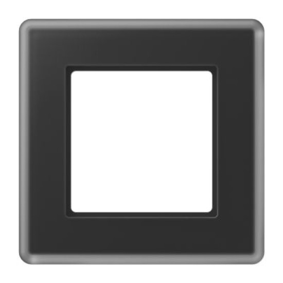 Рамка 1-постова Jung A Viva AV581GLMSW чорний