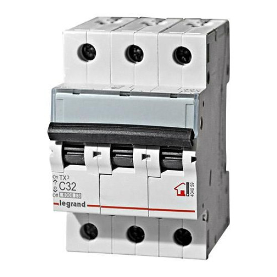 Електроавтомат C 20A 3П 6kA, Legrand