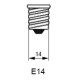 Світлодіодна лампа Osram 4058075210837 STAR E14 4000K 220В P45
