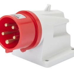 Стаціонарна вилка 90° GEWISS IP44 3P+E 16A 400В (GW60408)