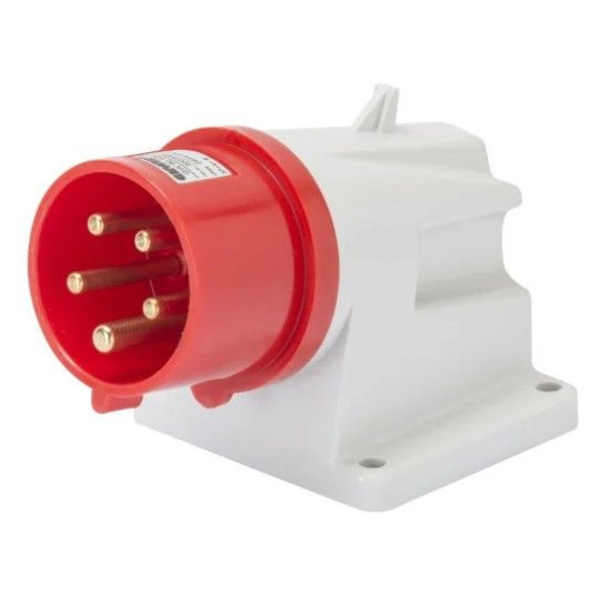 Стаціонарна вилка 90° GEWISS IP44 3P+E 16A 400В (GW60408)