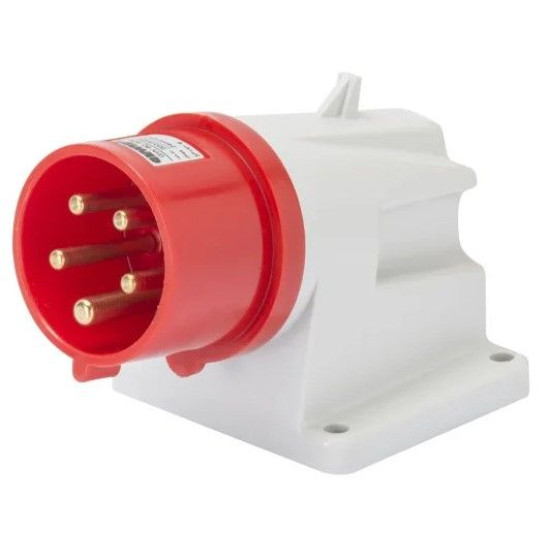 Стаціонарна вилка 90° GEWISS IP44 3P+E 32A 400В (GW60419)