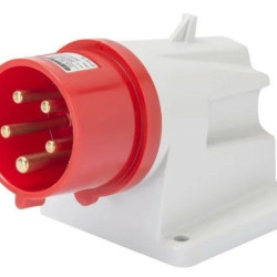 Стаціонарна вилка 90° GEWISS IP44 3P+N+E 32A 400В (GW60420)