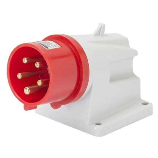 Стаціонарна вилка 90° GEWISS IP44 3P+N+E 32A 400В (GW60420)