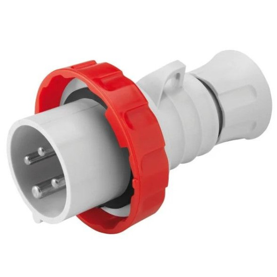 Переносна вилка GEWISS IP67 3P+E 16A 400В (GW60030H)