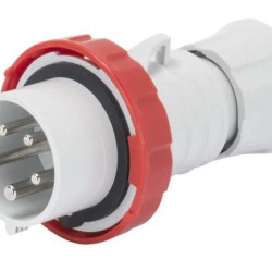 Переносна вилка GEWISS IP67 3P+N+E 16A 400В (GW60031H)