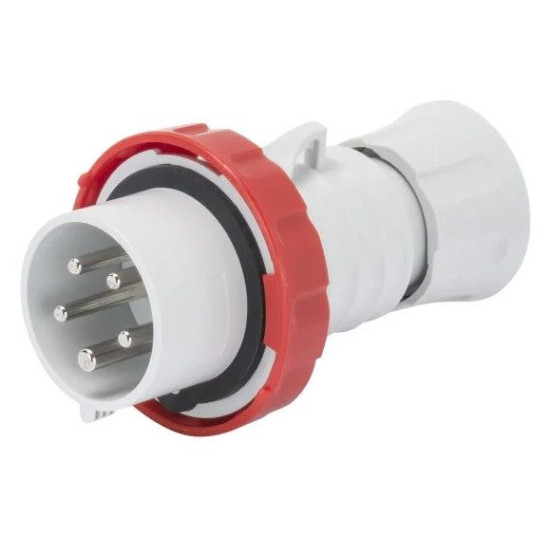 Переносна вилка GEWISS IP67 3P+N+E 16A 400В (GW60031H)