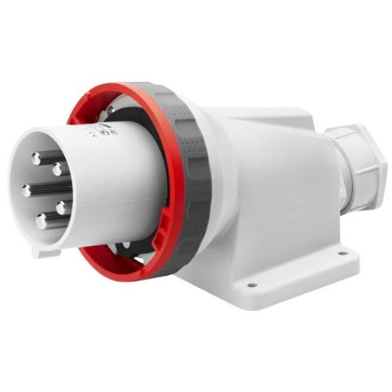 Стаціонарна вилка 90° GEWISS IP67 3P+N+E 125A 400В (GW60461)