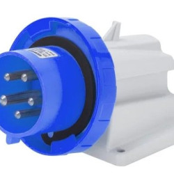 Стаціонарна вилка 90° GEWISS IP67 2P+E 32A 230В (GW60437)