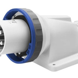 Стаціонарна вилка 90° GEWISS IP67 2P+E 63A 230В (GW61448)
