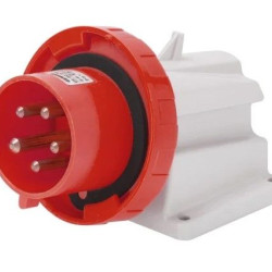 Стаціонарна вилка 90° GEWISS IP67 3P+E 16A 400В (GW60430)