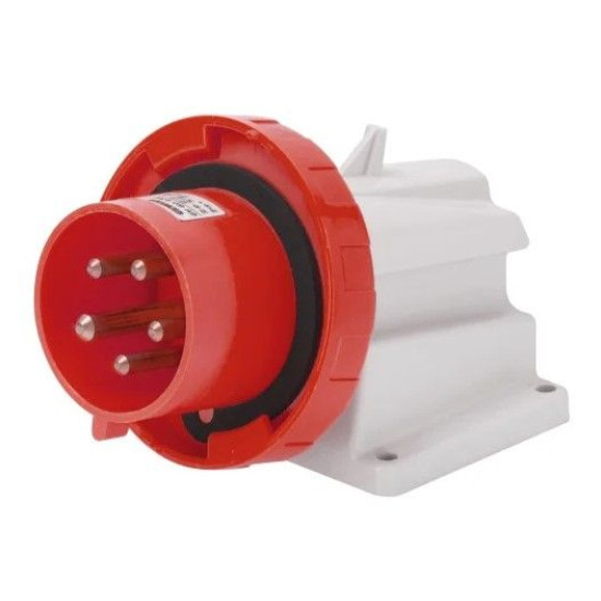 Стаціонарна вилка 90° GEWISS IP67 3P+E 32A 400В (GW60441)