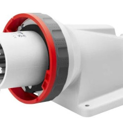 Стаціонарна вилка 90° GEWISS IP67 3P+E 63A 400В (GW61452)