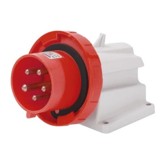 Стаціонарна вилка 90° GEWISS IP67 3P+N+E 16A 400В (GW60431)