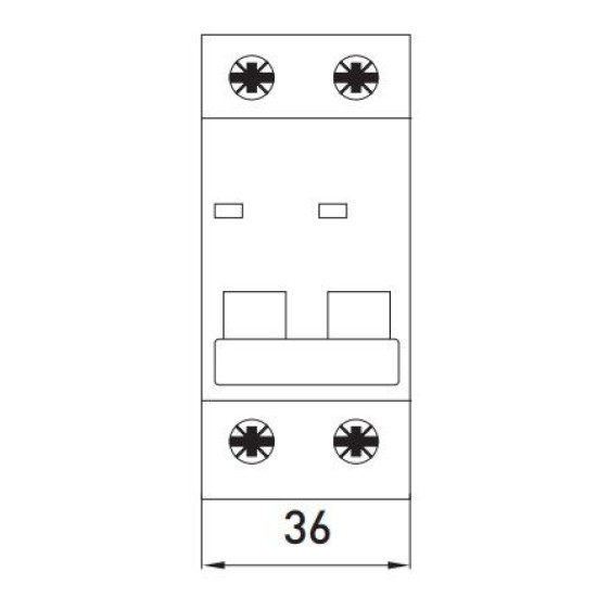 Модульний автоматичний вимикач E.Next e.mcb.stand.60.2.C13 2р 13А C (s002158)