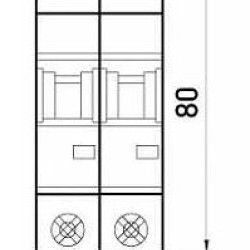 Модульний автоматичний вимикач E.Next e.industrial.mcb.100.2.C20 2р 20А C (i0180013)
