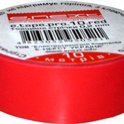 Самозгасаюча ізолента E.Next e.tape.pro.10.red 10м червона (p0450001)