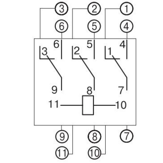 Проміжне реле E.Next e.control.p531 5А 12В DC (i.my3.12dc)