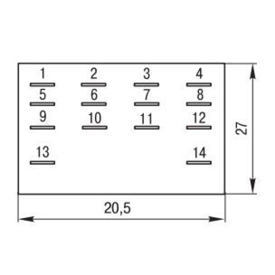 Проміжне реле E.Next e.control.p341 3А 12В DC (i.my4.12dc)