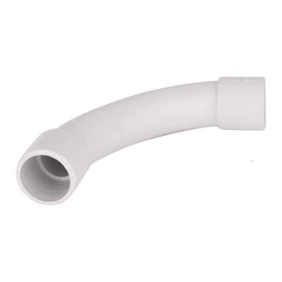 Плавний кутовий з'єднувач E.Next e.pipe.angle.large.stand.m.25 Ø25мм (s1035210)