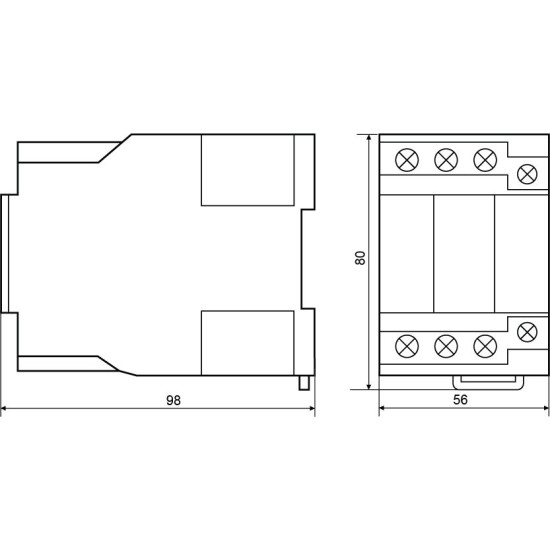 Контактор Аско-Укрем ПМ 2-32-10 D7 42В LC1-D3210 (A0040010096)